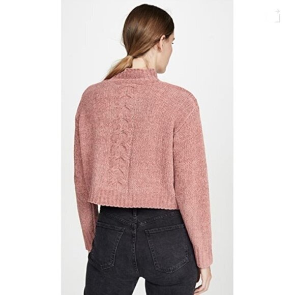 Cushnie sweater NWT Mock Turtle Neck Sweater Woodrose Pink S new - Picture 11 of 14